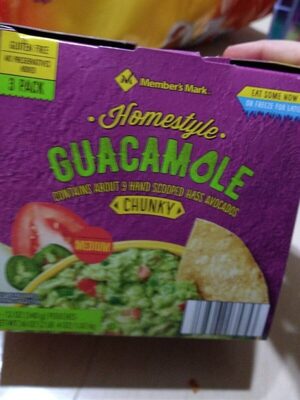 Medium Chunky Homestyle Guacamole, Medium Chunky