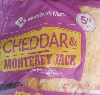 Cheddar & Monterey Jack Fancy Shredded Cheese, Cheddar & Monterey Jack