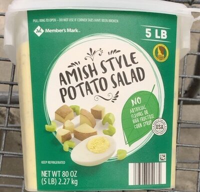 Amish Style Potato Salad, Amish Style