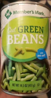Cut Green Beans With Sea Salt, Sea Salt