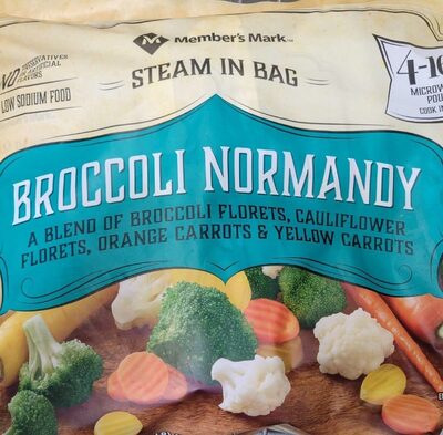 Broccoli Normandy A Blend Of Broccoli Florets, Cauliflower Florets, Orange Carrots & Yellow Carrots Steam In Bag, Broccoli Normandy