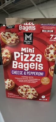 Cheese & Pepperoni Mini Pizza Bagels, Cheese & Pepperoni