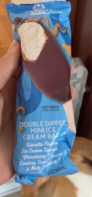 Belgian Milk Chocolate And Madagascar Vanilla Beans Indulge Double Dipped Mini Ice Cream Bars, Belgian Milk Chocolate And Madagascar Vanilla Beans