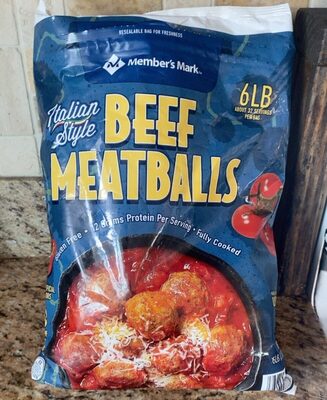 Italian Style Beef Meatballs, Italian Style