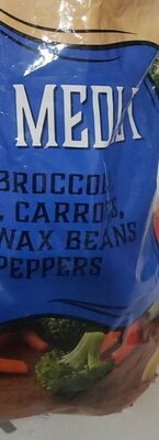 Vegetable Medley A Blend Of Broccoli, Green Beans, Carrots, Red Peppers, Wax Beans & Yellow Peppers