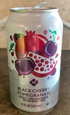 Black Cherry Pomegranate Sparkling Water, Black Cherry Pomegranate