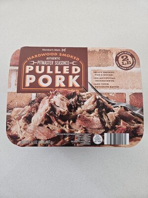 Hardwood Smoked Authentic Pitmaster Seasoned Pulled Pork, Hardwood Smoked