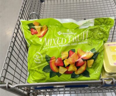 Mixed Fruit Blend Of Pineapple, Strawberries, Peaches, And Mangos, Mixed Fruit