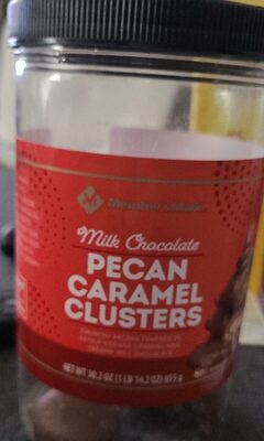 Pecan Caramel Clusters Crunchy Pecans Covered In Kettle-Cooked Caramel & Creamy Milk Chocolate, Pecan Caramel Clusters