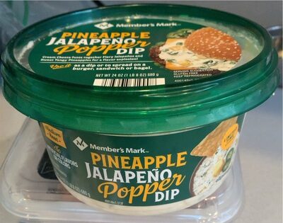 Pineapple Jalapeno Popper Dip, Pineapple Jalapeno
