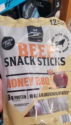 Honey BBQ Beef Snack Sticks, Honey BBQ