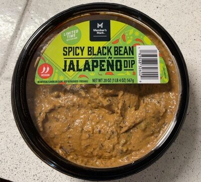 Spicy Black Bean Jalapeno Dip, Spicy Black Bean Jalapeno