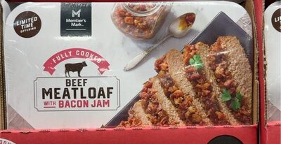 Beef Meatloaf With Bacon Jam, Beef