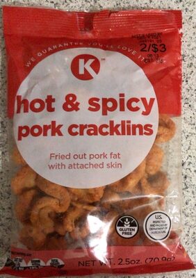 Hot & Spicy Pork Cracklins, Hot & Spicy