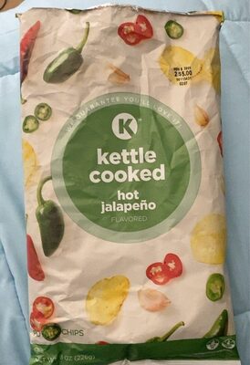Hot Jalapeno Flavored Kettle Cooked Potato Chips, Hot Jalapeno