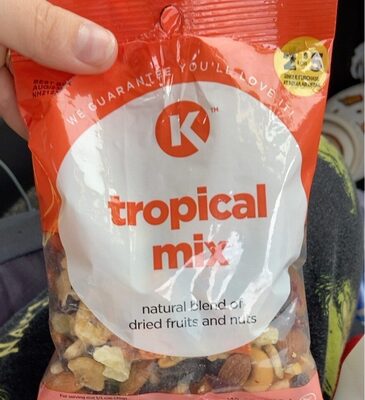 Tropical Mix Natural Blend Of Dried Fruits And Nuts, Tropical Mix