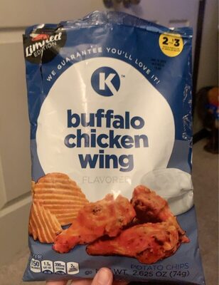 Buffalo Chicken Wing Flavored Potato Chips, Buffalo Chicken Wing