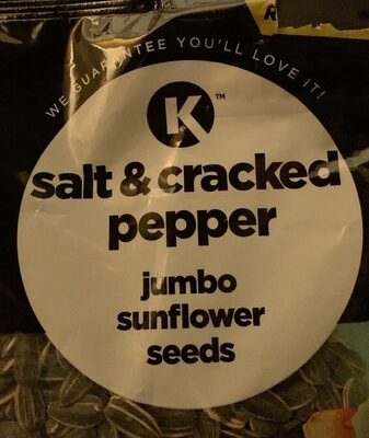 Salt & Cracked Pepper Jumbo Sunflower Seeds, Salt & Cracked Pepper