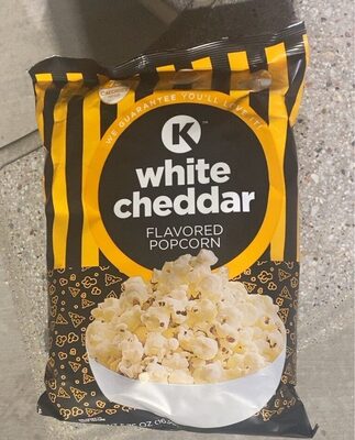 White Cheddar Flavored Popcorn, White Cheddar