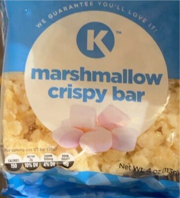 Marshmallow Crispy Bar, Marshmallow