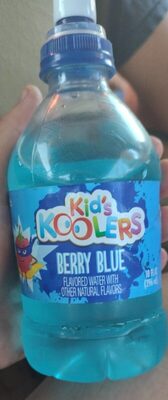 Berry Blue Flavored Kid's Koolers Water, Berry Blue