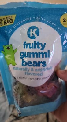 Fruity Gummi Bears Flavored Candy, Fruity Gummi Bears