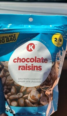 Chocolate Juicy Raisins Covered In Smooth Milk Chocolate, Chocolate