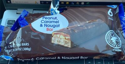 Peanut, Caramel & Nougat Bar, Peanut, Caramel & Nougat
