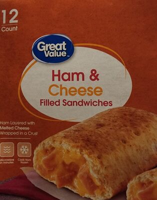 Ham & Cheese Filled Sandwiches, Ham & Cheese
