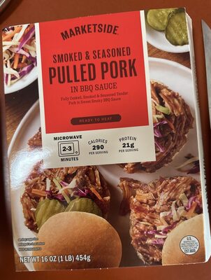 Smoked & Seasoned Pulled Pork In BBQ Sauce, BBQ Sauce