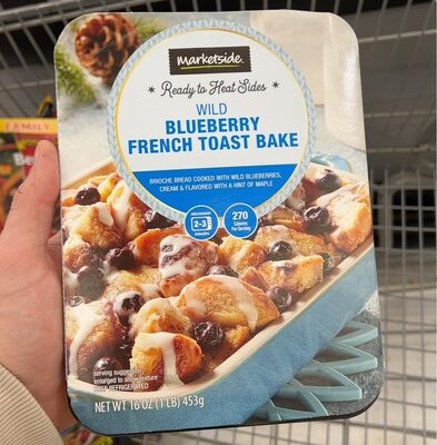 Wild Blueberry French Toast Bake, Wild Blueberry French