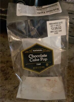 Chocolate Cake Pop, Chocolate