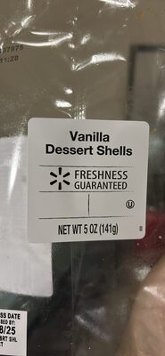 Vanilla Dessert Shells, Vanilla