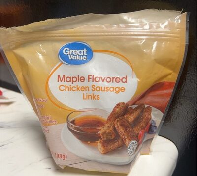 Maple Flavored Chicken Sausage Links, Maple