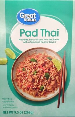 Pad Thai Noodles, Broccoli And Tofu Smothered With A Tamarind Peanut Sauce, Pad Thai