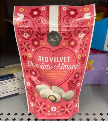 Red Velvet Chocolate Almonds, Red Velvet Chocolate