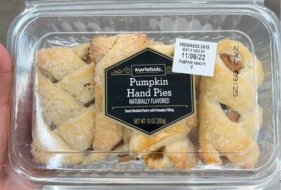 Pumpkin Flavored Hand Pies, Pumpkin
