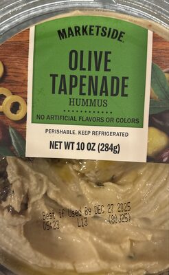 Olive Tapenade Hummus, Olive Tapenade