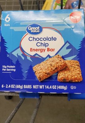 Chocolate Chip Energy Bar, Chocolate Chip