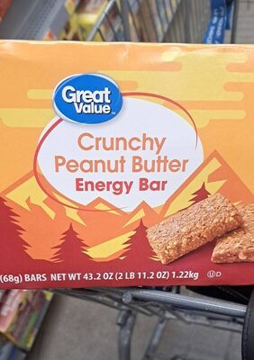 Crunchy Peanut Butter Energy Bars, Crunchy Peanut Butter