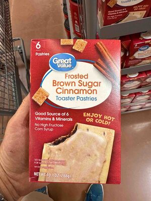 Frosted Brown Sugar Cinnamon Toaster Pastries, Frosted Brown Sugar Cinnamon