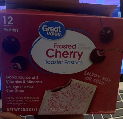 Frosted Cherry Toaster Pastries, Frosted Cherry
