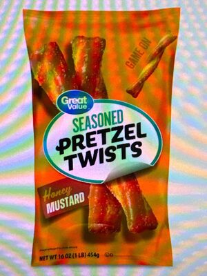 Honey Mustard Seasoned Pretzel Twists, Honey Mustard Seasoned
