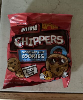 Chocolate Chip Mini Chippers Cookies Snack Packs, Chocolate Chip