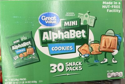 Alphabet Mini Cookies, Alphabet