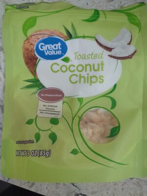 Toasted Coconut Chips, Toasted