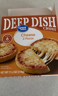 Cheese Deep Dish Crust Pizzas, Cheese