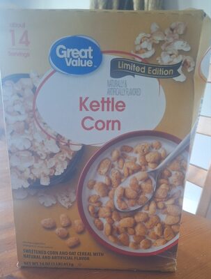 Kettle Corn Sweetened Corn And Oat Cereal, Kettle Corn