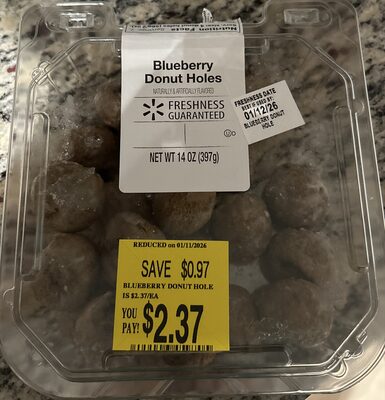 Blueberry Donut Holes, Blueberry