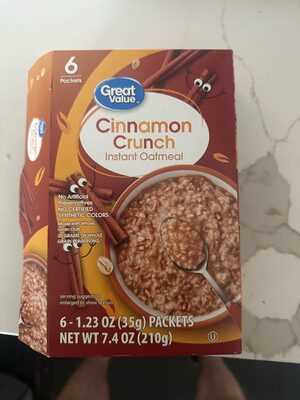 Cinnamon Crunch Instant Oatmeal, Cinnamon Crunch